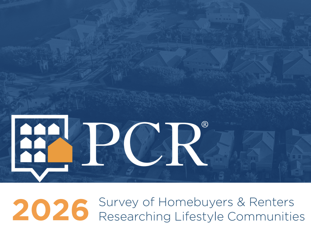 PCR 2026 Survey of Homebuyers and Renters Researching Lifestyle Communities